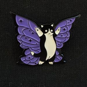 Cat.ButterflyB&W